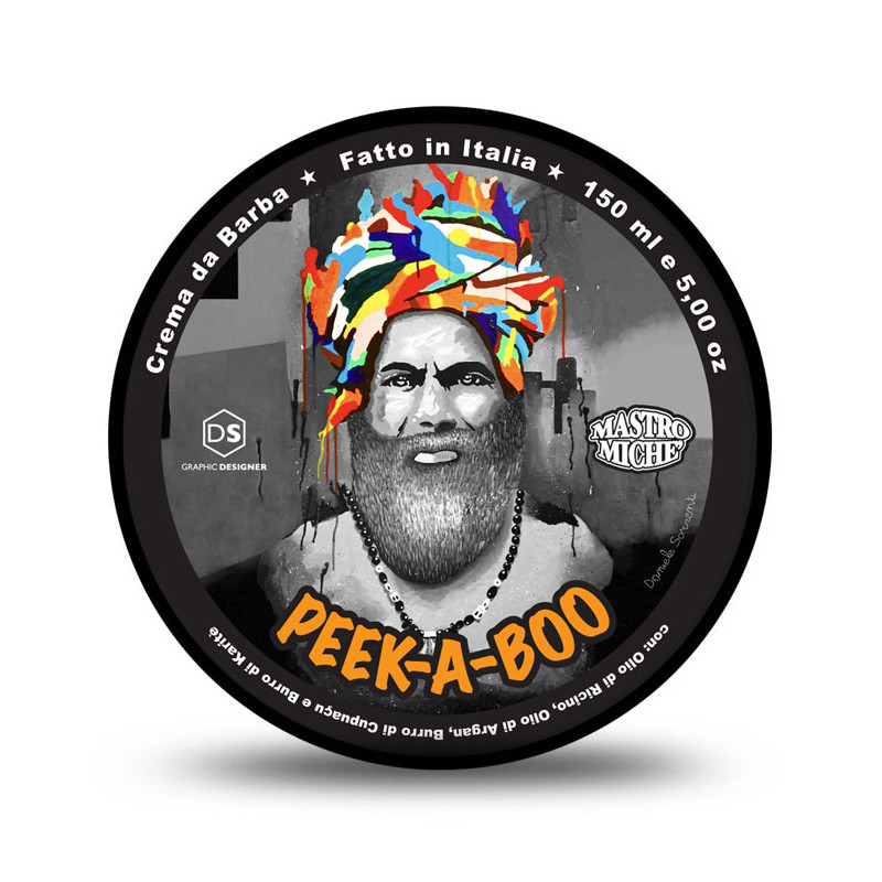 Savon de rasage "Peek a Boo" - Mastro Miche - pot 125ml