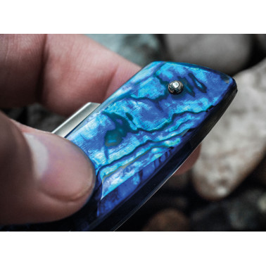 Rasoir coupe-chou Paua Coquille bleue de la marque Böker