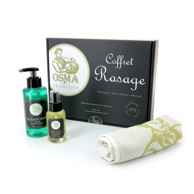 Coffret spécial pour la barbe N°3 Laboratoire Osma Tradition Coffret spécial pour la barbe N°3 Laboratoire Osma Tradition