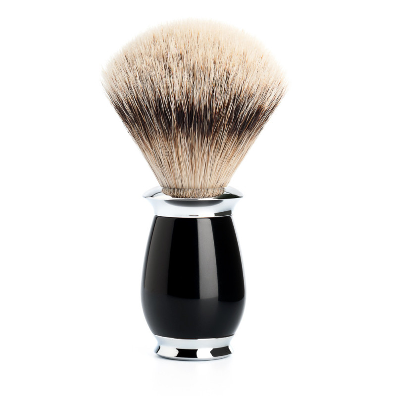 Blaireau de rasage - Mühle PURIST, en résine dure noire