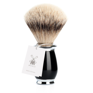 Blaireau de rasage - Mühle PURIST, en résine dure noire