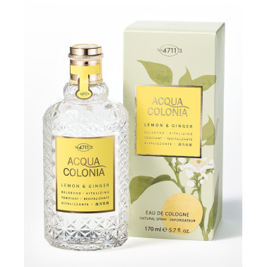 Eau de cologne 4711 Lemon & Ginger - Bouteille de 170ml
