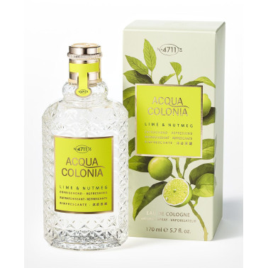 Eau de cologne 4711 Lime & Nutmeg - Bouteille de 170ml