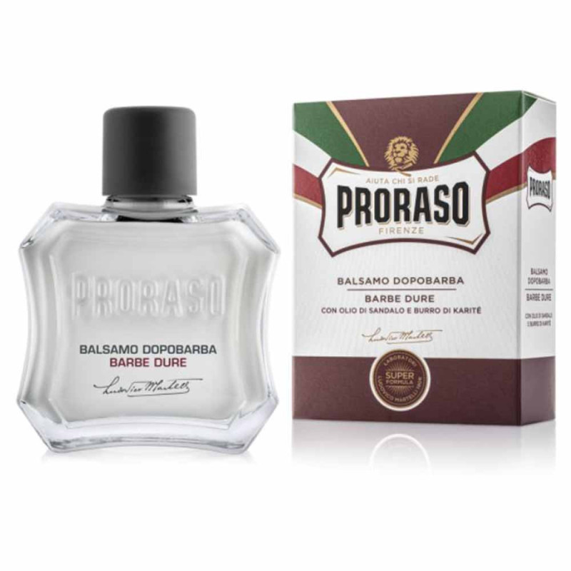 Après-rasage Proraso ligne rouge bois de santal & karité