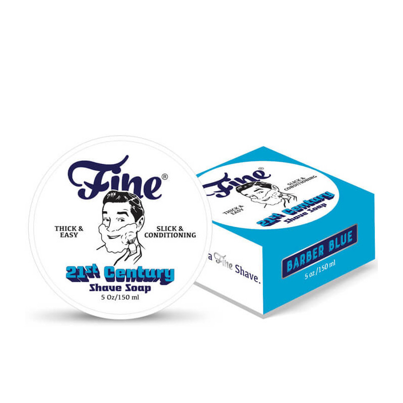 Savon de rasage "Barber Blue" signé Fine 21st Century