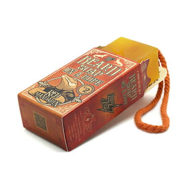 Beard Soap on a rope "N°2 Red Mandarin" HEY JOE