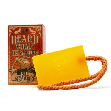 Beard Soap on a rope "N°2 Red Mandarin" HEY JOE