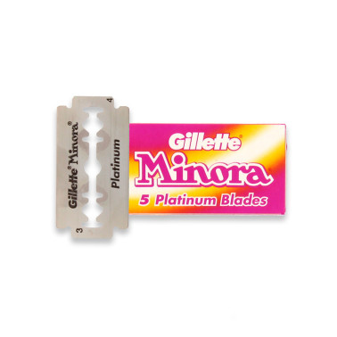 Lames Gillette "Minora" Platinum par 5