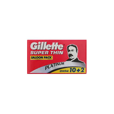 Lames Gillette "Super Thin" Platinum par 10+2