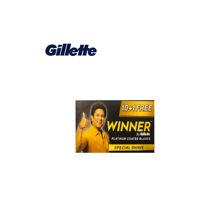 Lames Gillette "Winner" Platinum par 10+1