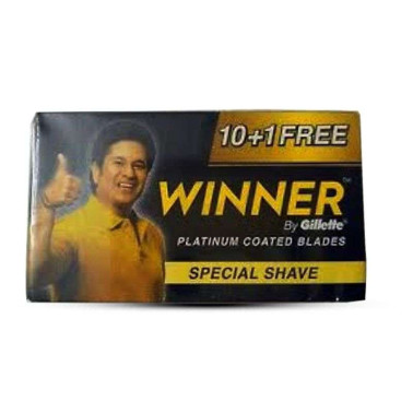 Lames Gillette "Winner" Platinum par 10+1