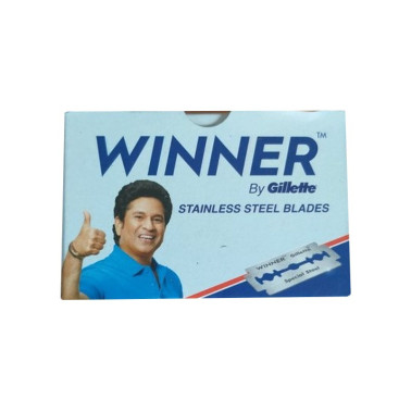 Lames Gillette "Winner" Stainless par 5