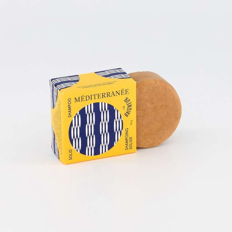 Savon shampoing solide "Méditerranée" Le Baigneur - 80g
