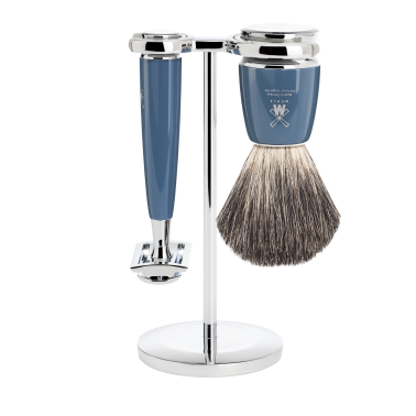 Coffret rasoir de sécurité - Mühle Rytmo bleu petrol