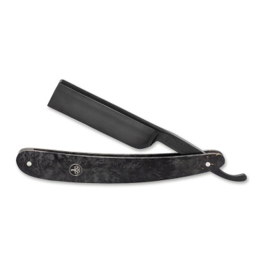 Rasoir coupe-chou en bois d'Amboine noire Böker