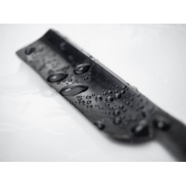 Rasoir coupe-chou en bois d'Amboine noire signé Böker