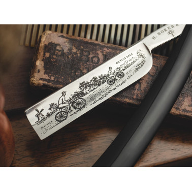 Rasoir coupe-chou "Course de vélo" de la marque Böker