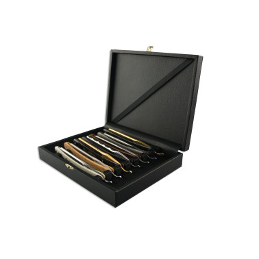 Semainier en cuir pour coupe chou noir de la marque Böker
