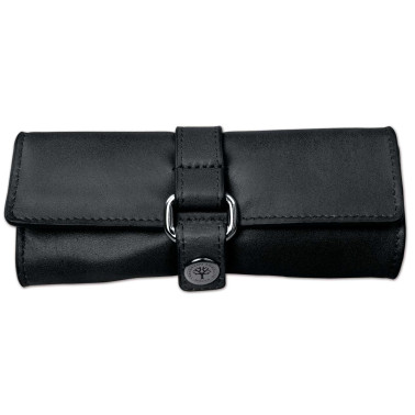 Set manucure Böker "Arbolito Votage", Etui en cuir noir