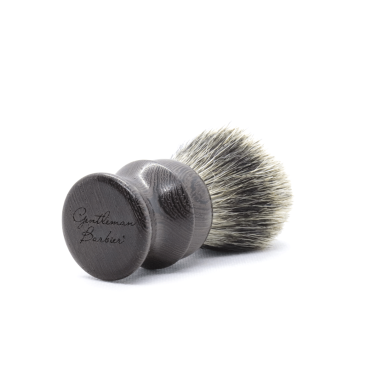 Blaireau de rasage  "Le Trapu" en Bois de Wengé - Gentleman Barbier