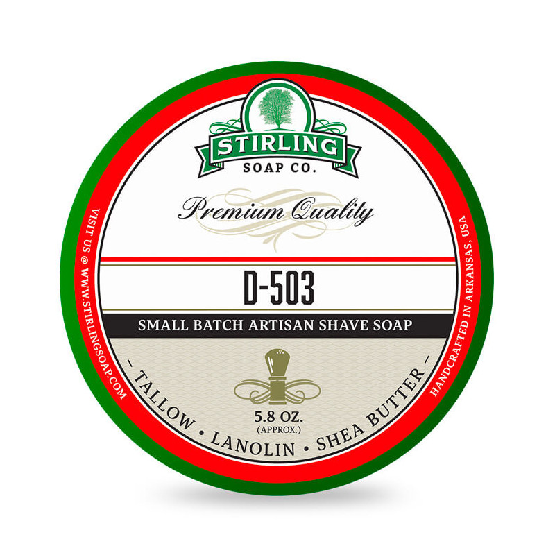 Savon de rasage "D-503" Stirling Soap Company