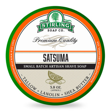 Savon de rasage "Satsuma" Stirling Soap Company