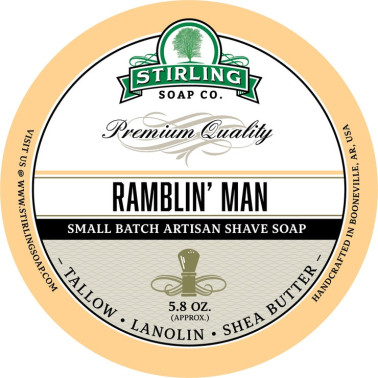 Savon de rasage "Rambling Man" Stirling Soap Company