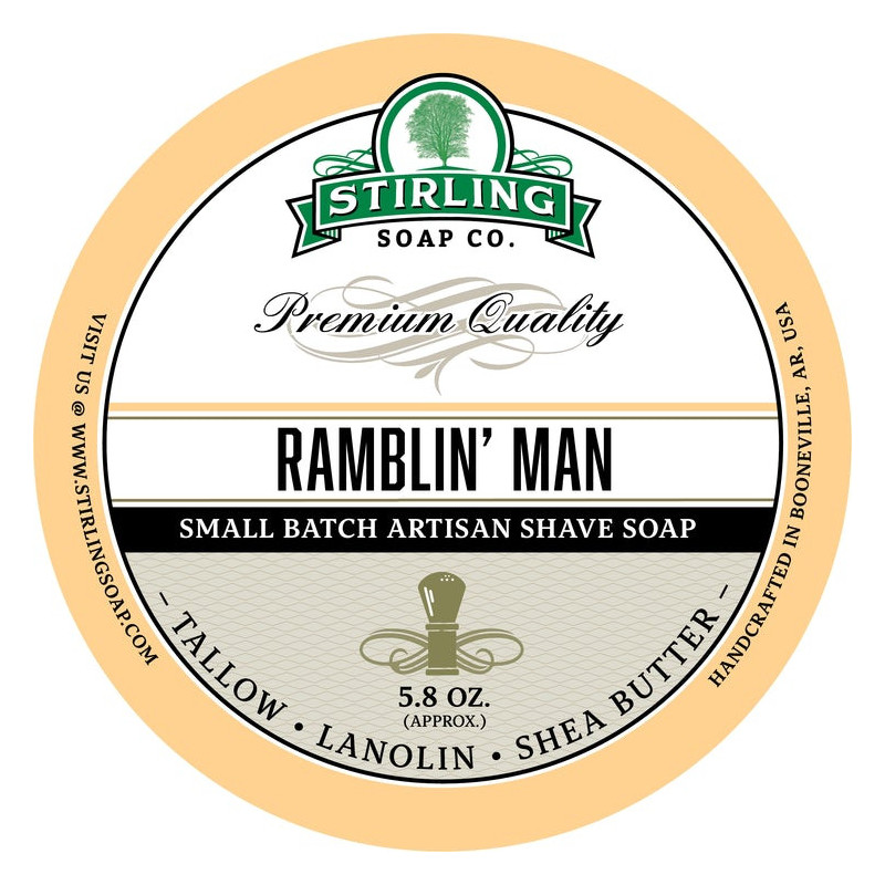 Savon de rasage "Rambling Man" Stirling Soap Company