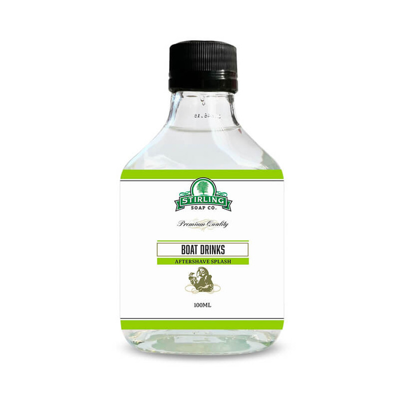 Après Rasage "Boat Drinks" signé Stirling Soap Company