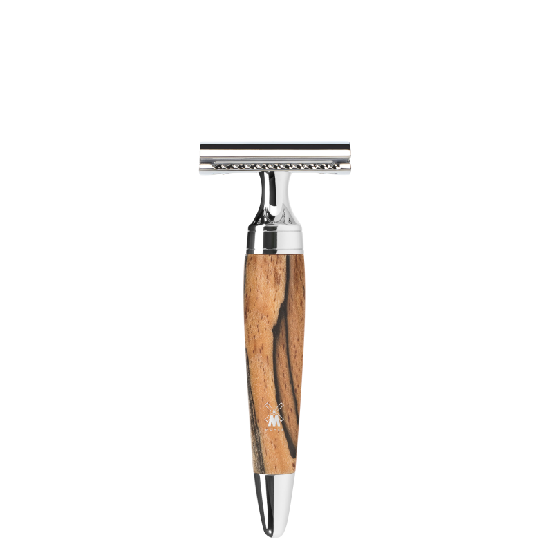 Rasoir de sécurité - Mühle STYLO, bois de Hëtre bouchardé 