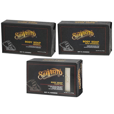 Savon pour le corps "Original" au charbon Suavecito