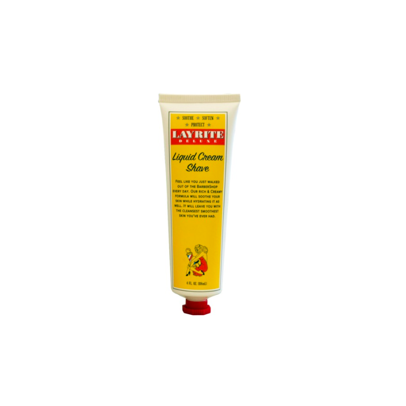 Creme de rasage neutre et léger Layrite - Tube 118ml 
