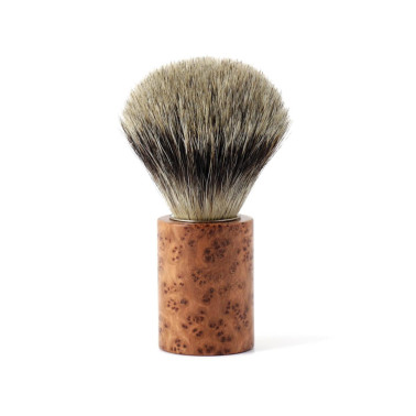 Blaireau Gentleman Barbier "Collection 1990" en Bois de Thuya