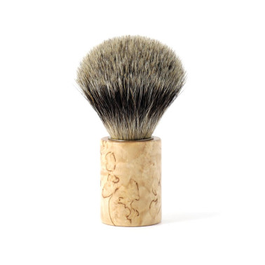 Blaireau Gentleman Barbier "Collection 1990" en Bouleau Madré