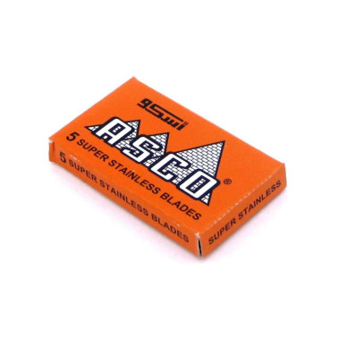 Lames Asco "Super Stainless" Orange par 5