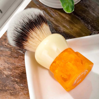 Blaireau de rasage "DAVID" avec noeud de la marque Yaqi