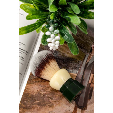 Blaireau de rasage "SAMUEL" avec noeud de la marque Yaqi