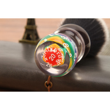 Blaireau de rasage "RAPHAEL" avec noeud signé Yaqi