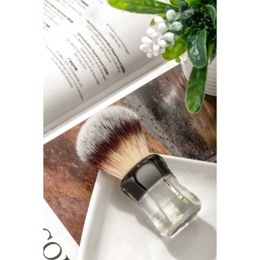 Blaireau de rasage "GREGOIRE" avec noeud signé Yaqi