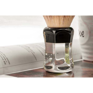 Blaireau de rasage "GREGOIRE" avec noeud signé Yaqi