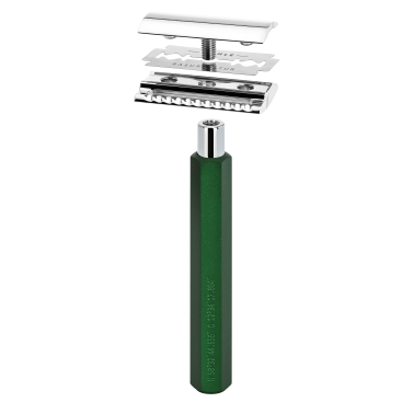 Rasoir de sécurité - Mühle HEXAGON, manche Vert Forest