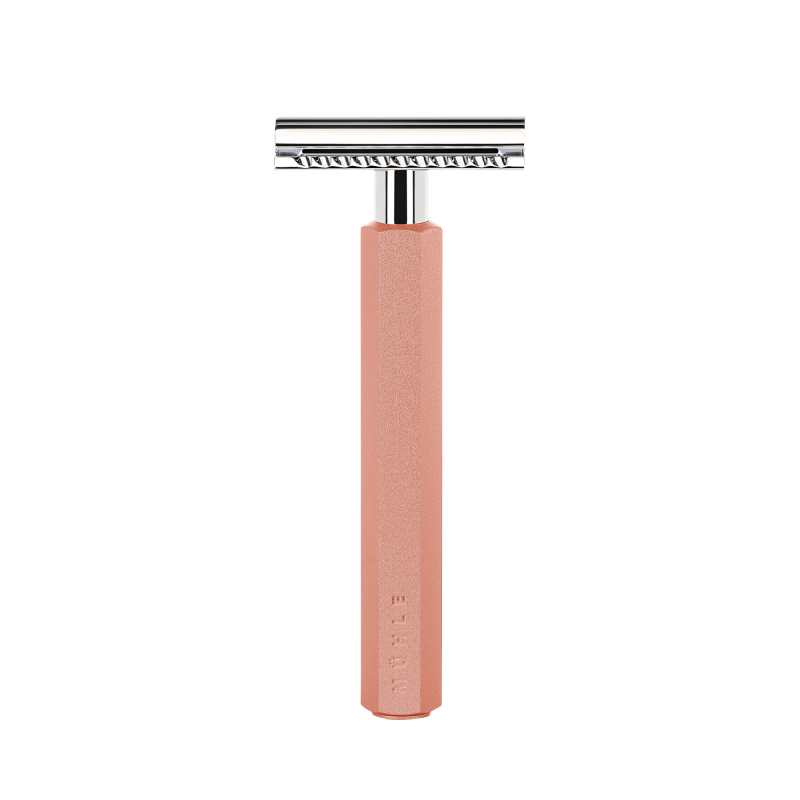 Rasoir de sécurité - Mühle HEXAGON, manche or rosé