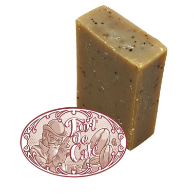 Art du Barbier - Savon exfoliant pour le corps "Fort de Café" Ça va Barber!