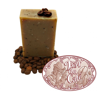 Art du Barbier - Savon exfoliant pour le corps "Fort de Café" Ça va Barber!