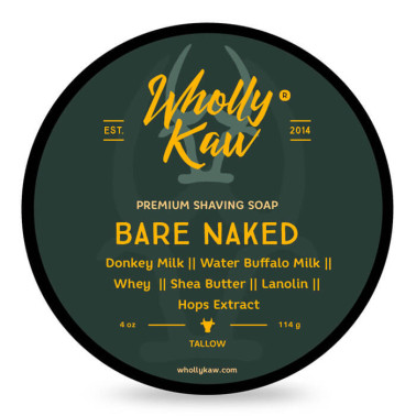 Savon à raser "Bare Naked" de la marque Wholly Kaw
