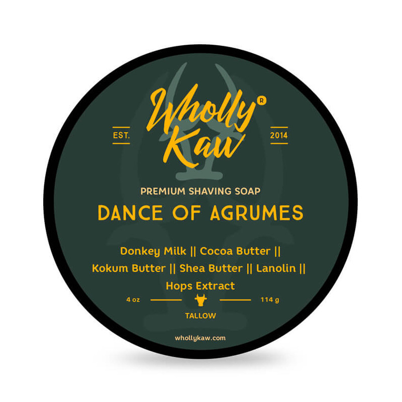 Savon à raser "Dance of Agrumes" de la marque Wholly Kaw