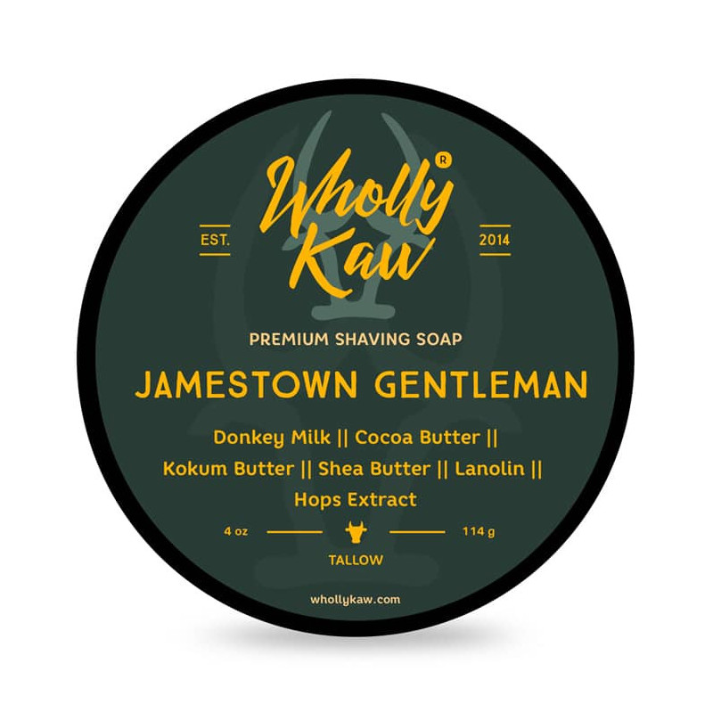 Savon à raser "Jamestown Gentleman" signé Wholly Kaw