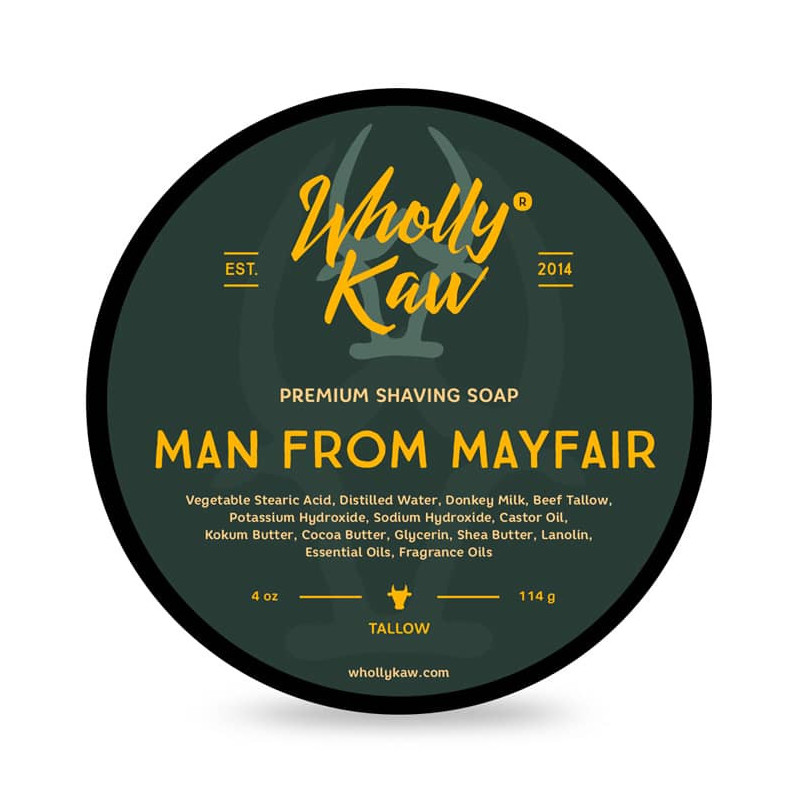 Savon à raser "Man from Mayfair" de la marque Wholly Kaw
