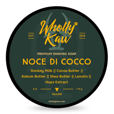 Savon à raser "Noce di Cocco" de la marque Wholly Kaw