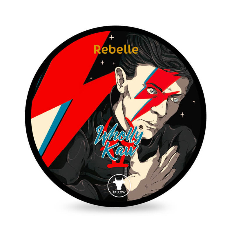 Savon à raser "Rebelle" 114g de la marque Wholly Kaw